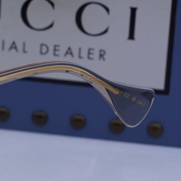 Gucci GG1011S 006 Cat Eye Sunglasses - Transparent Pink main image 4